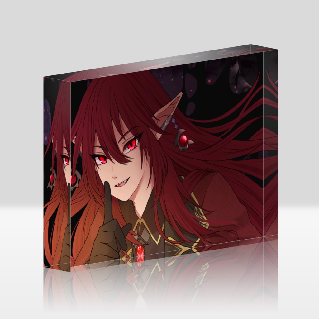 朔夜アクリルブロック