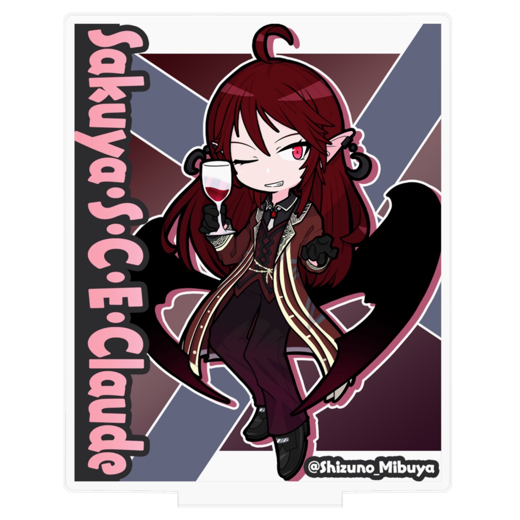 朔夜ミニキャラアクリルスタンド for 壬生谷 静乃 様