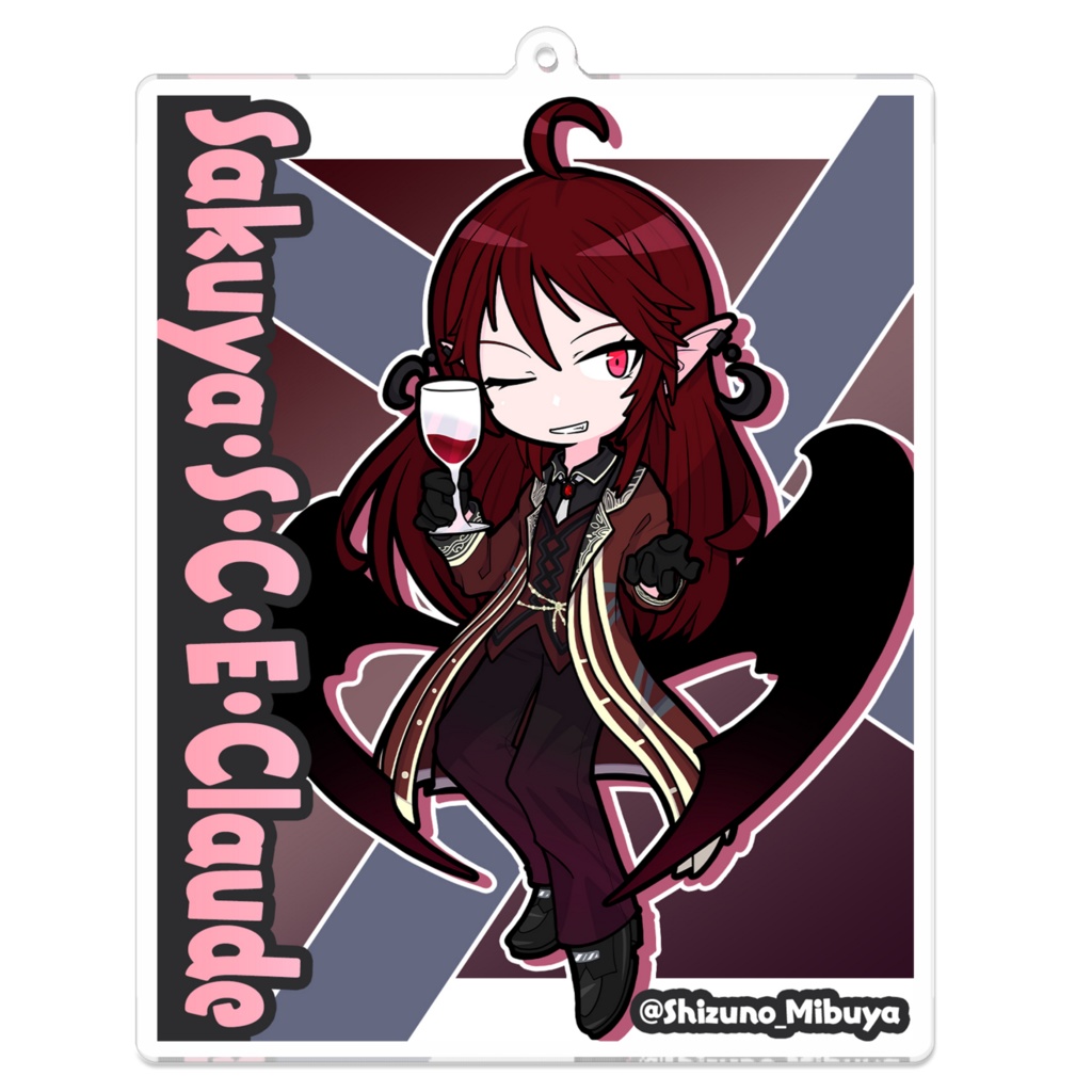 朔夜ミニキャラアクリルキーホルダー for 壬生谷 静乃 様