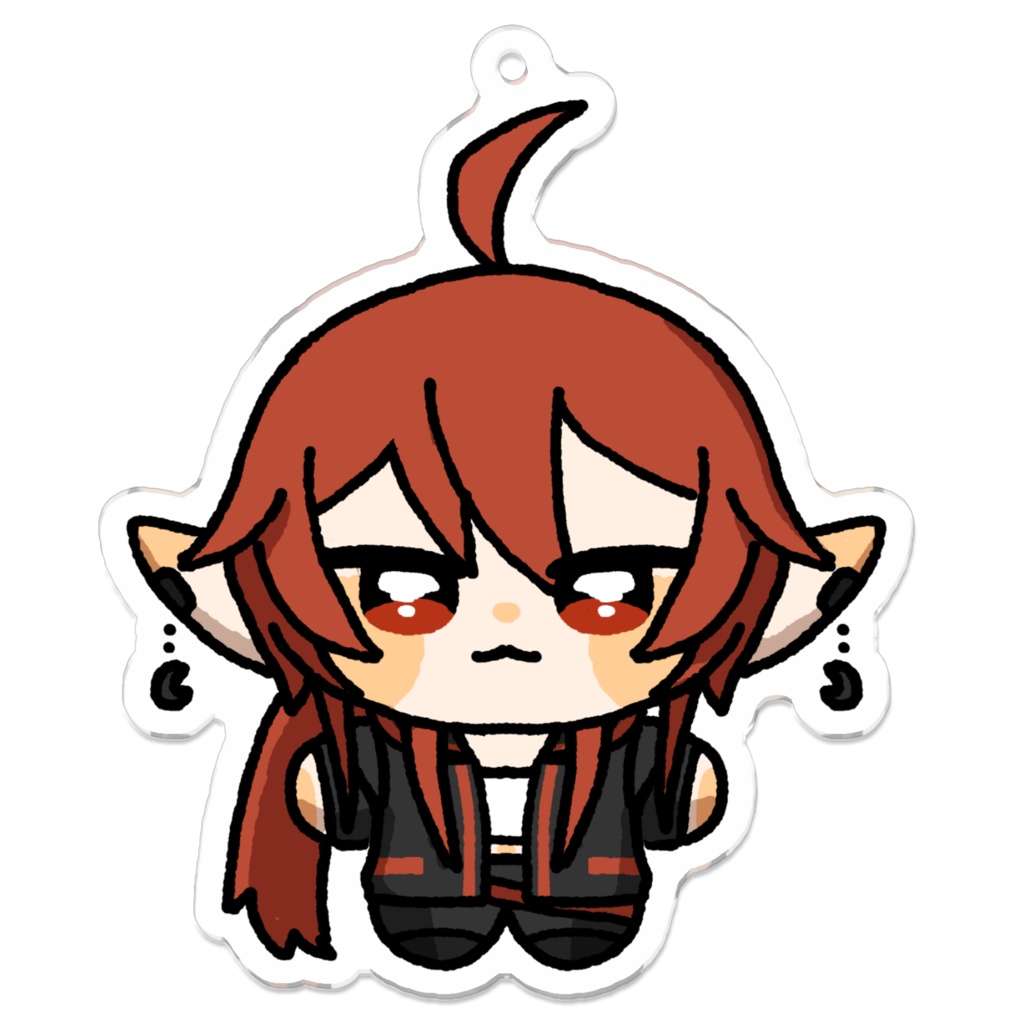 朔夜夏服ミニキャラアクリルキーホルダー for 月餅ちよ 様