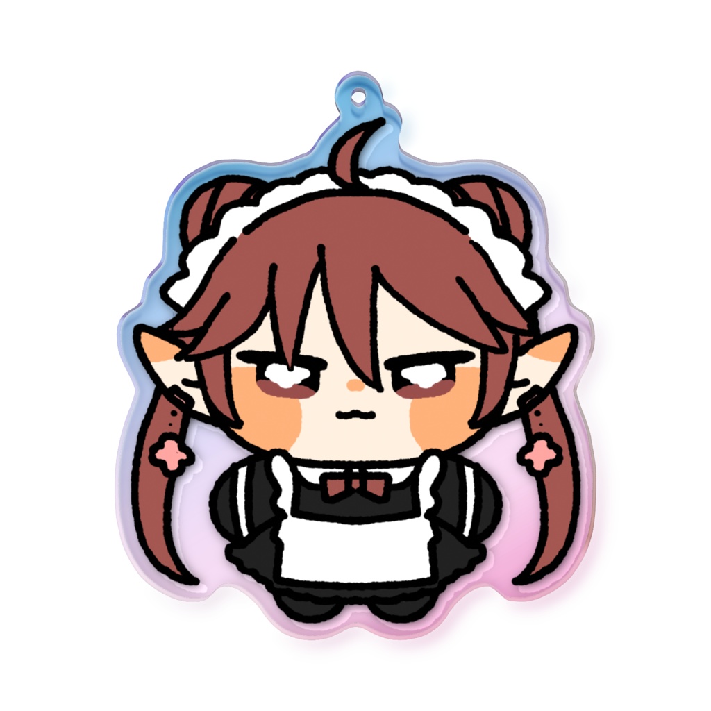 ハロウィン2025朔夜ミニキャラオーロラアクキー for 月餅ちよ 様