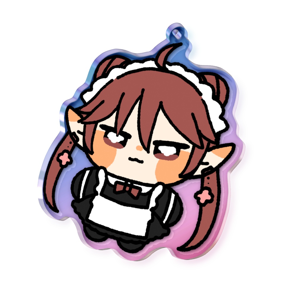 ハロウィン2025朔夜ミニキャラオーロラアクキー for 月餅ちよ 様