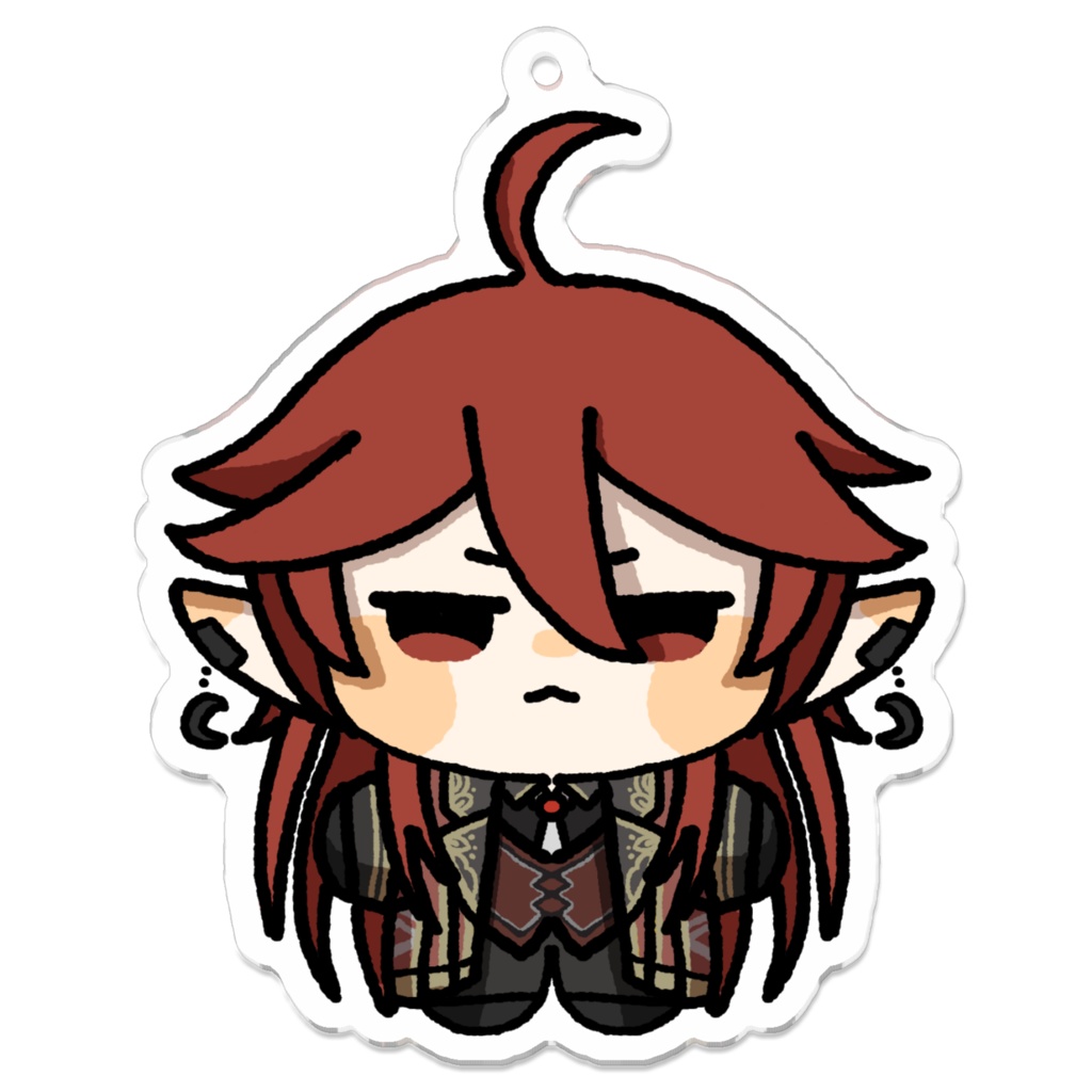 朔夜ミニキャラアクリルキーホルダー for 月餅ちよ 様