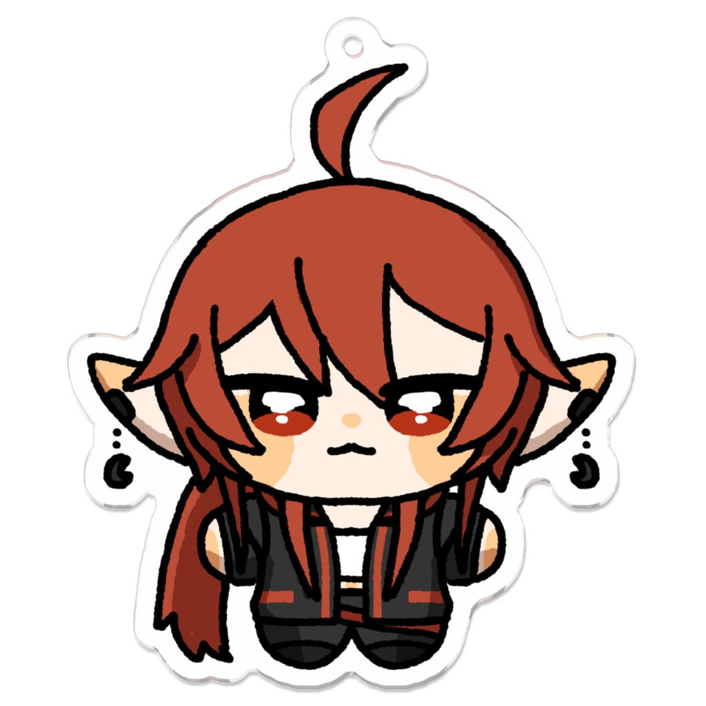 朔夜夏服ミニキャラアクリルキーホルダー for 月餅ちよ 様