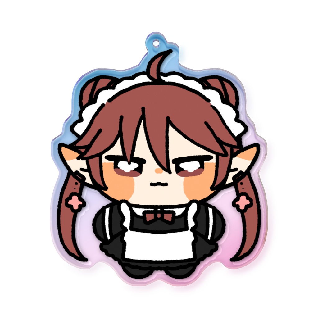 ハロウィン2025朔夜ミニキャラオーロラアクキー for 月餅ちよ 様