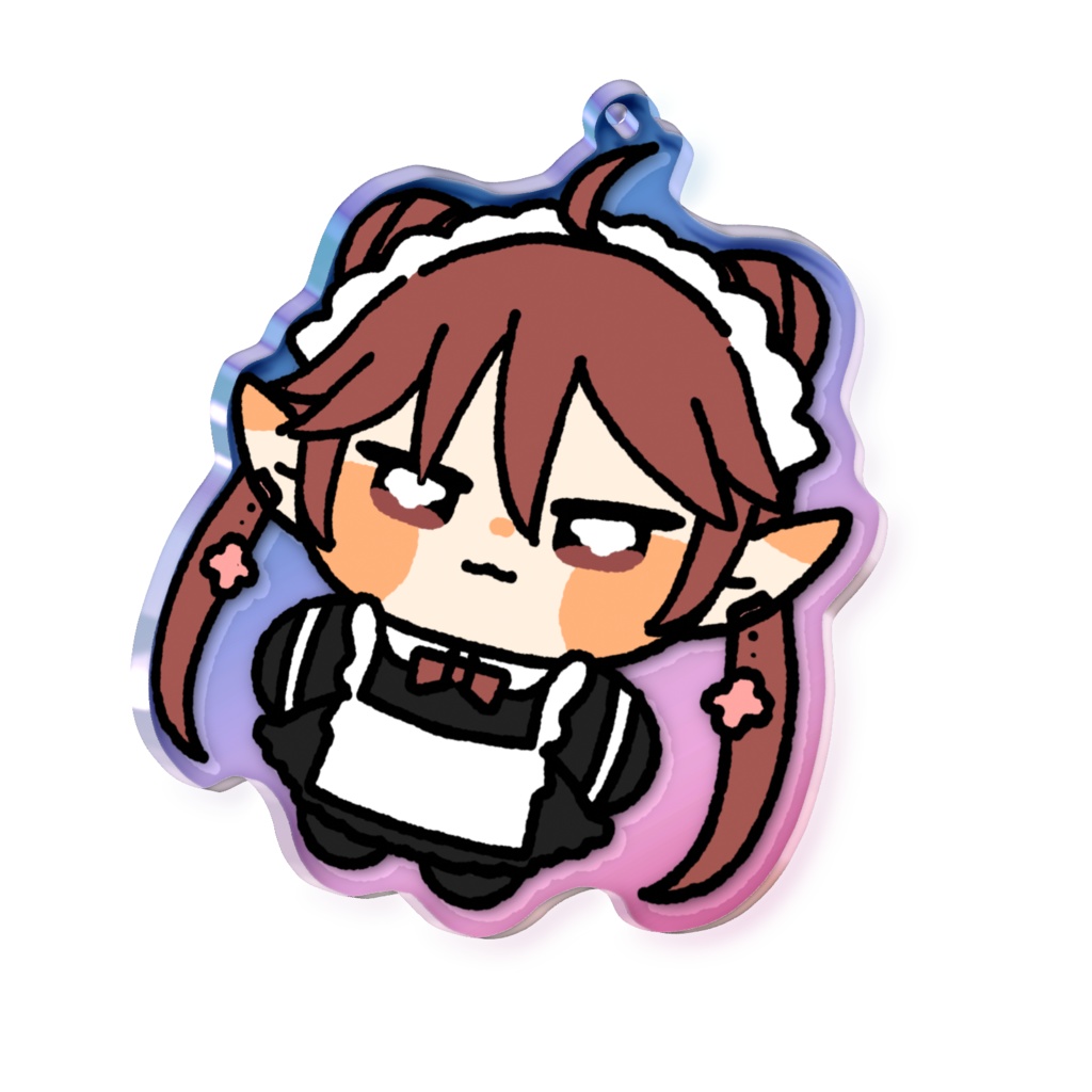 ハロウィン2025朔夜ミニキャラオーロラアクキー for 月餅ちよ 様