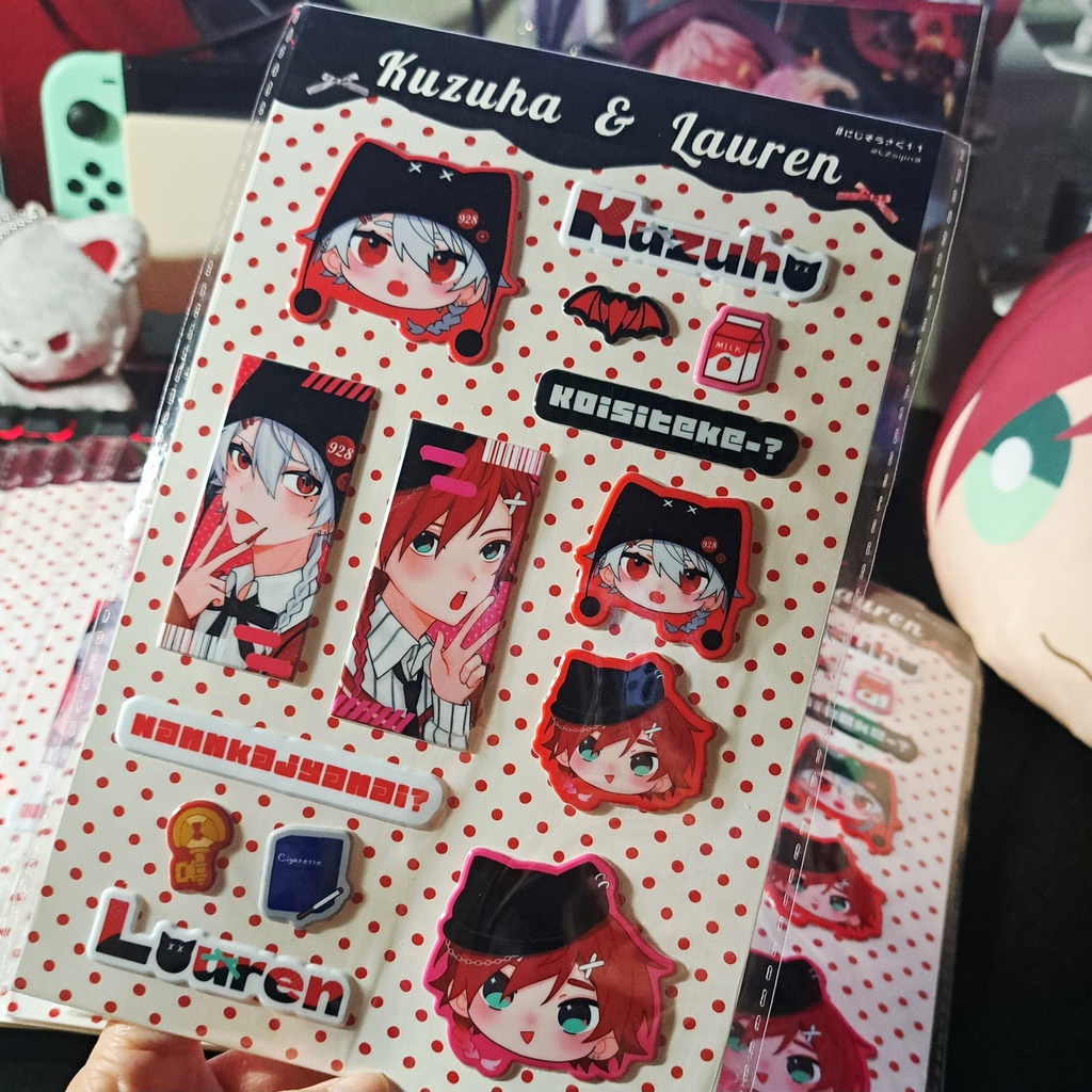 くずろれ捏造衣装ぷっくりステッカー