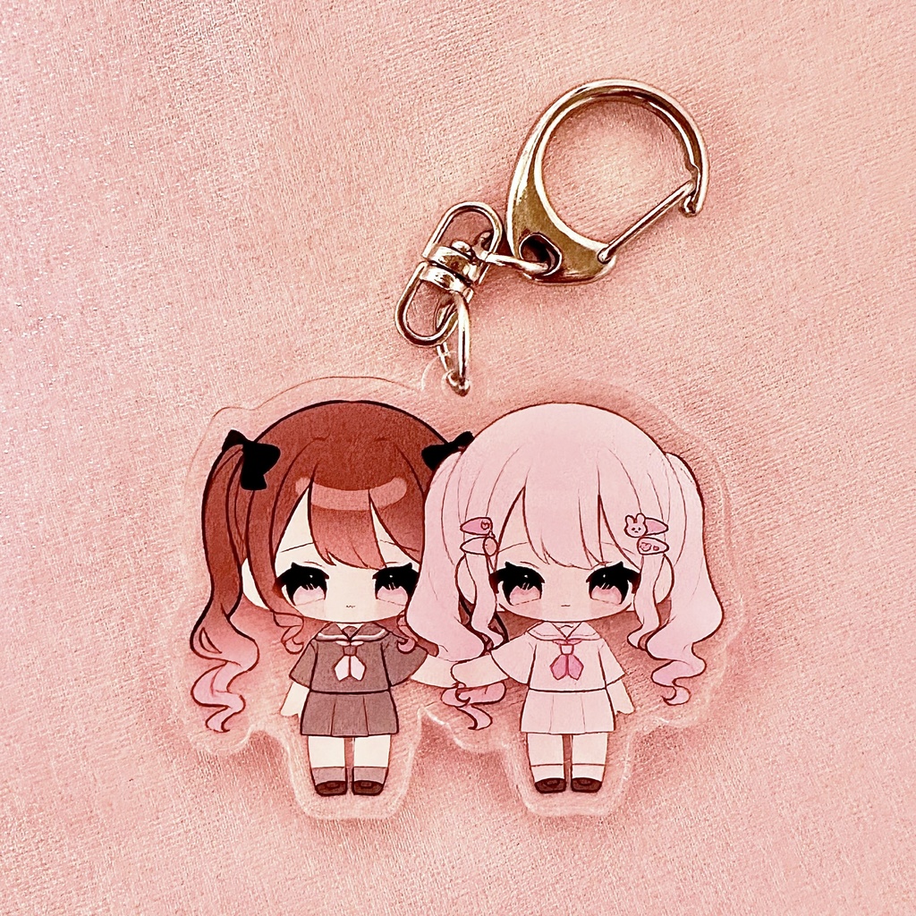 【受注生産】アクリルキーホルダー【type:セーラーるる&ルル】