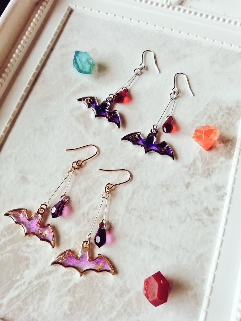 リソルイメージコウモリピアス(イヤリング)