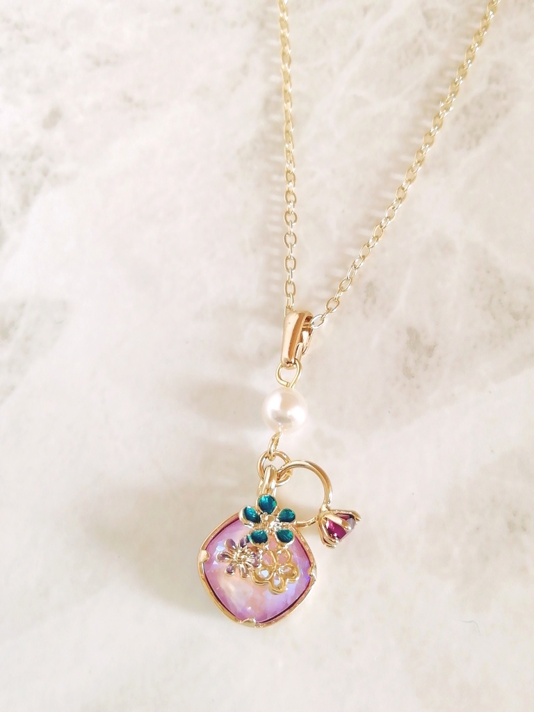 【DQ10】フラワージュエリークリップネックレス(シラミツ)