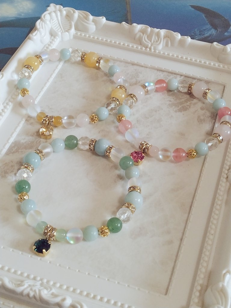 天然石ブレスレット(フウキ女子)