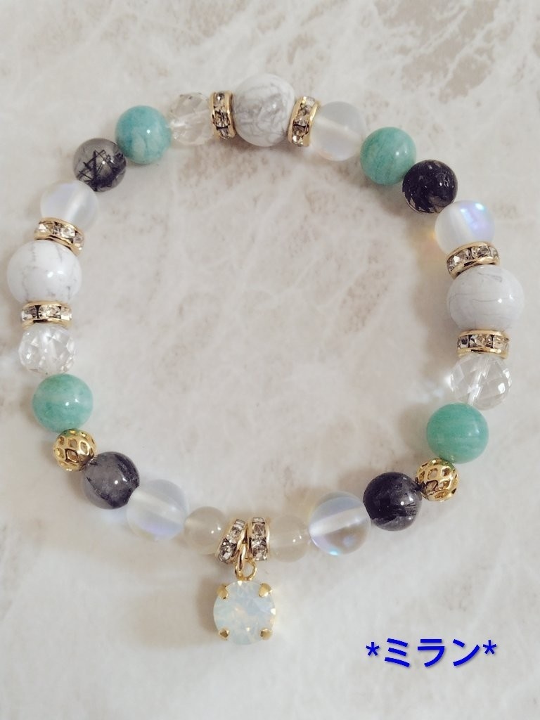 天然石ブレスレット(フウキ男子)