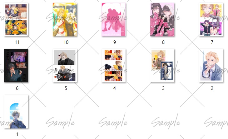 【にじそうさく11】頒布グッズ【通販ページ】