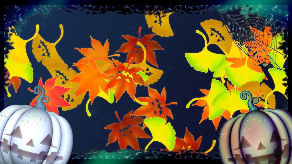 【動く配信画面用アプリ4K対応】pitter-patter-water~Halloween~