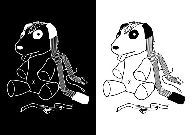 ビケちゃん(改造)Tシャツ 白 【lainTTL】