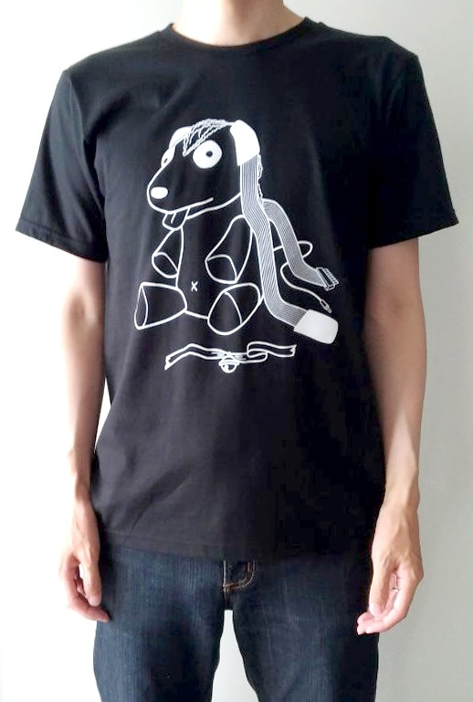 ビケちゃん(改造)Tシャツ 黒【lainTTL】