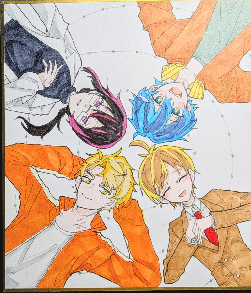 がくぱろ!ちび色紙(あじへん)