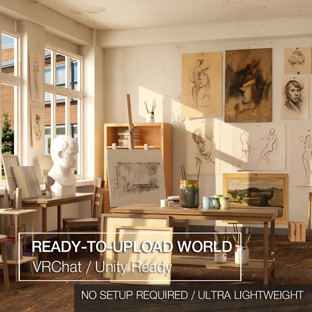 Atelier [VRChat] [Unity] [VRChat向けワールド]