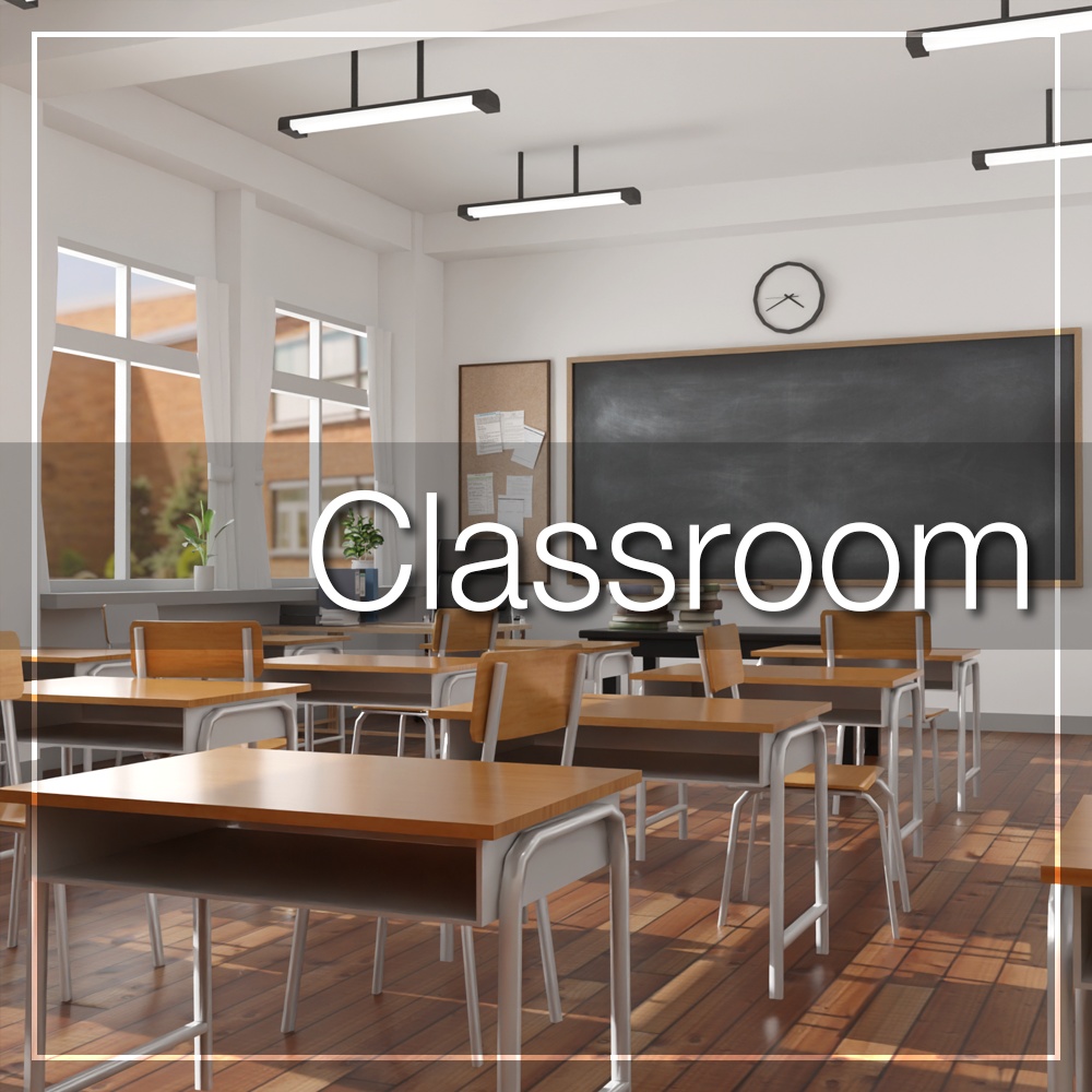 Classroom [VRChat] [Unity] [VRChat向けワールド]