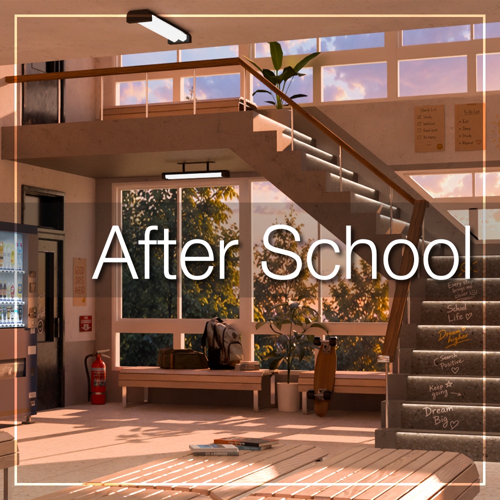 After School [VRChat] [Unity] [VRChat向けワールド]