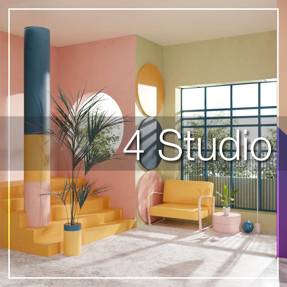 4 Studio [VRChat] [Unity] [VRChat向けワールド]