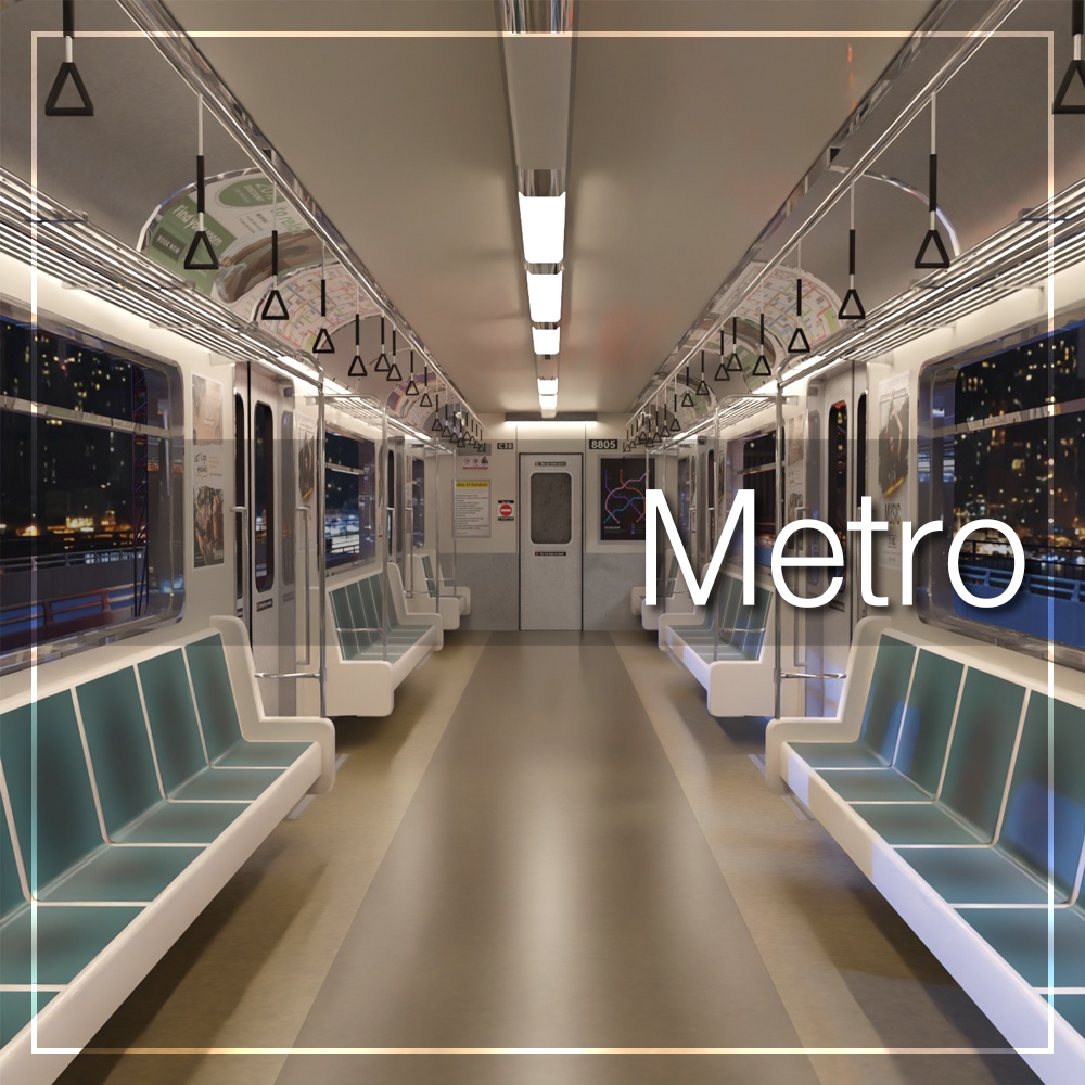 Metro [VRChat] [Unity] [VRChat向けワールド]