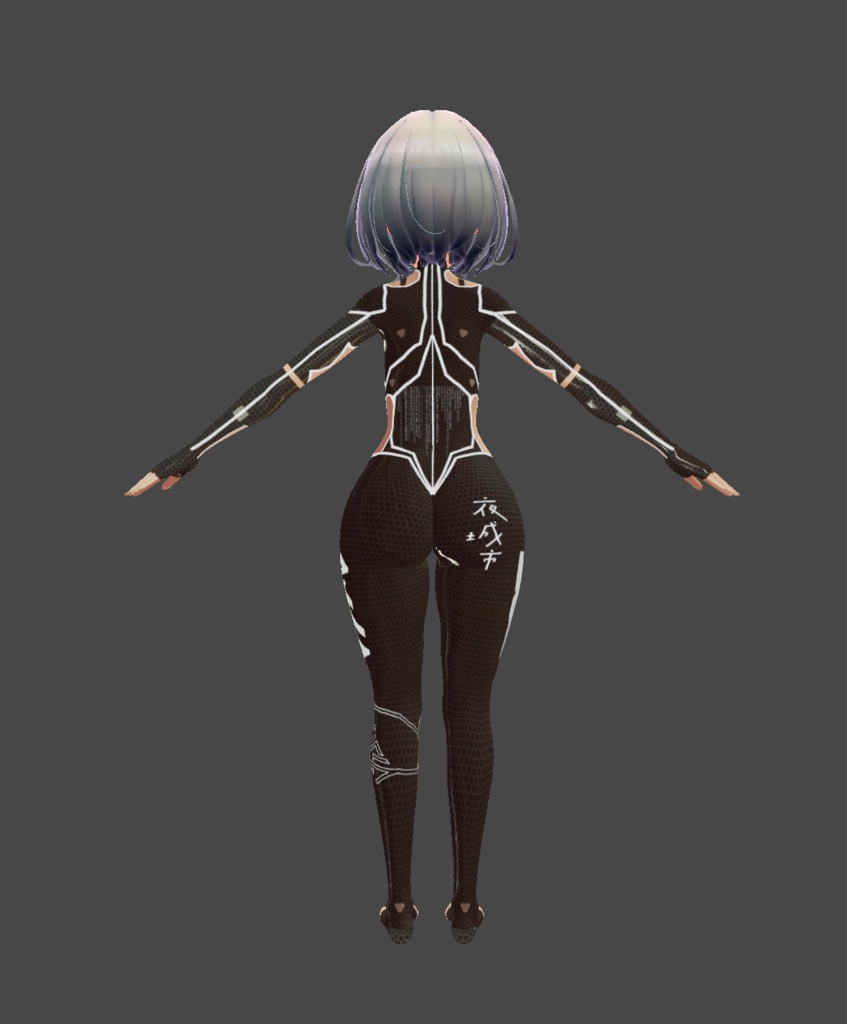 Flank Nio body suit texture hex
