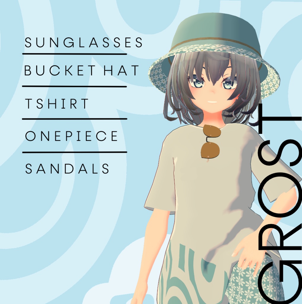 【オリジナル3Dコスチューム】 Summer Outfit