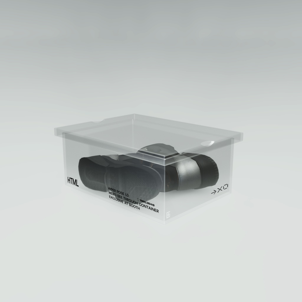 【3Dアバター対応スニーカー】 HTML