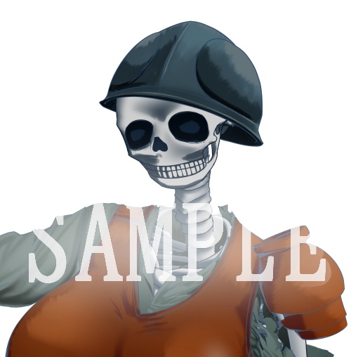 モンスター娘の立ち絵VoL.2 スケルトン