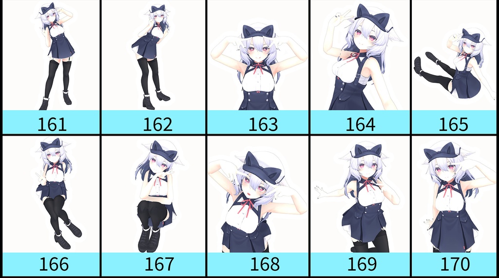 【VRC】ピースポーズ集【40個】