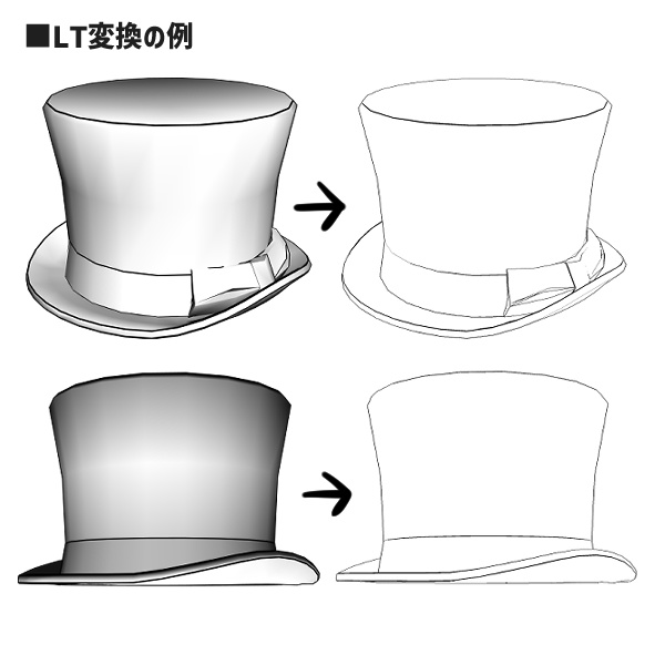 【クリスタ3D素材】簡単紳士帽