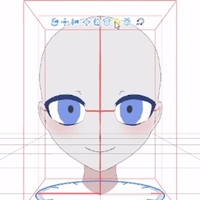 【クリスタ3D素材】ぷにきゅーとヘッド3D