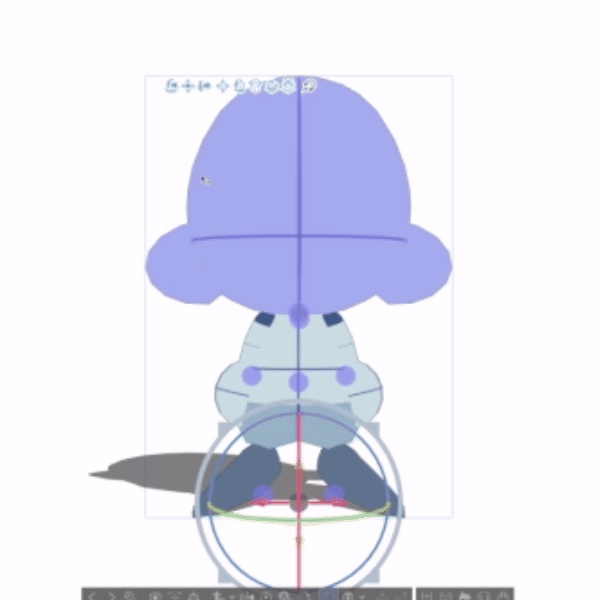 【クリスタ3D素材】ハムデフォ2頭身