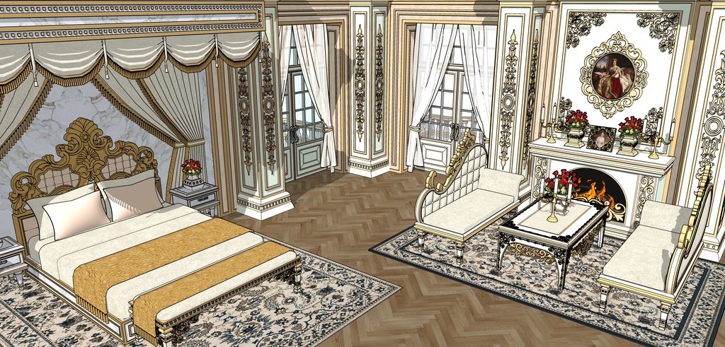 孔雀夫人のテラスベッドルーム