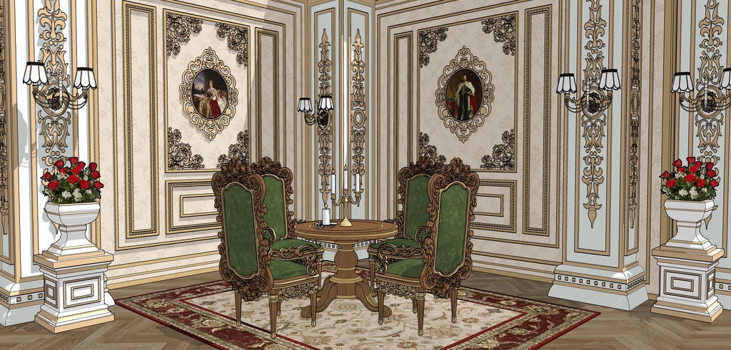 孔雀夫人のテラスベッドルーム