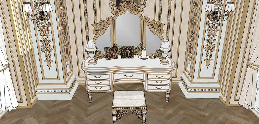 孔雀夫人のテラスベッドルーム