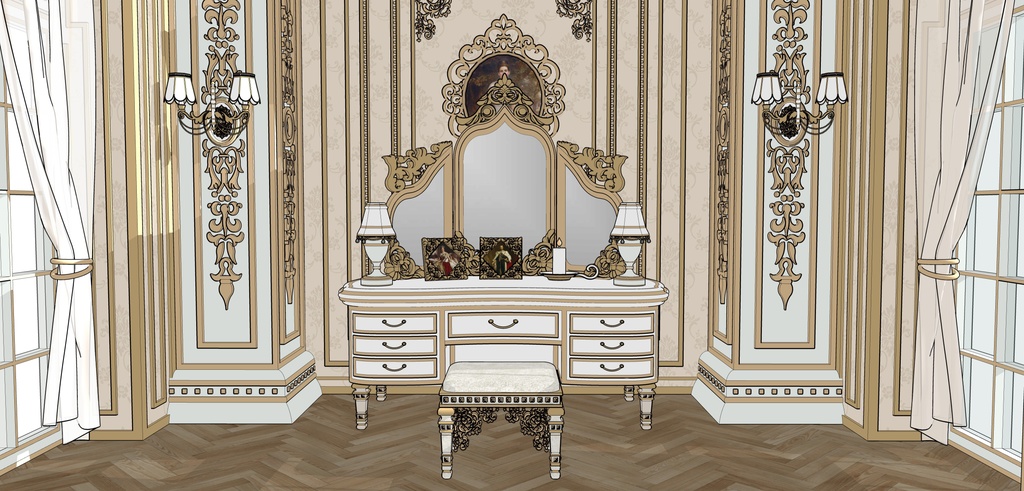 孔雀夫人のテラスベッドルーム