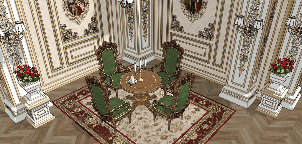 孔雀夫人のテラスベッドルーム