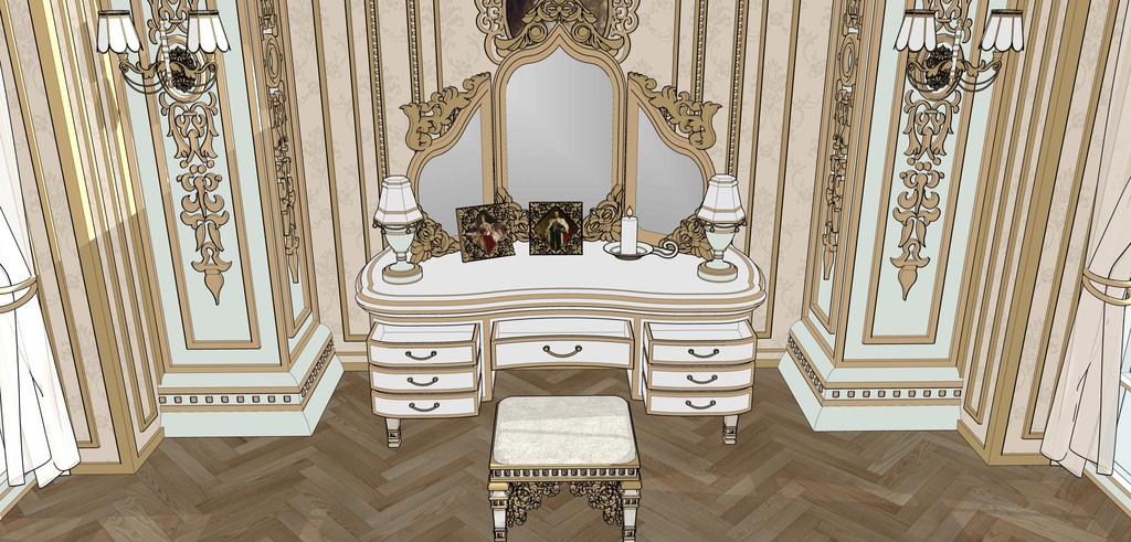 孔雀夫人のテラスベッドルーム