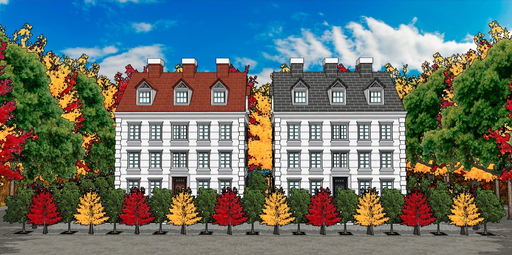 平民の家建物外観4種