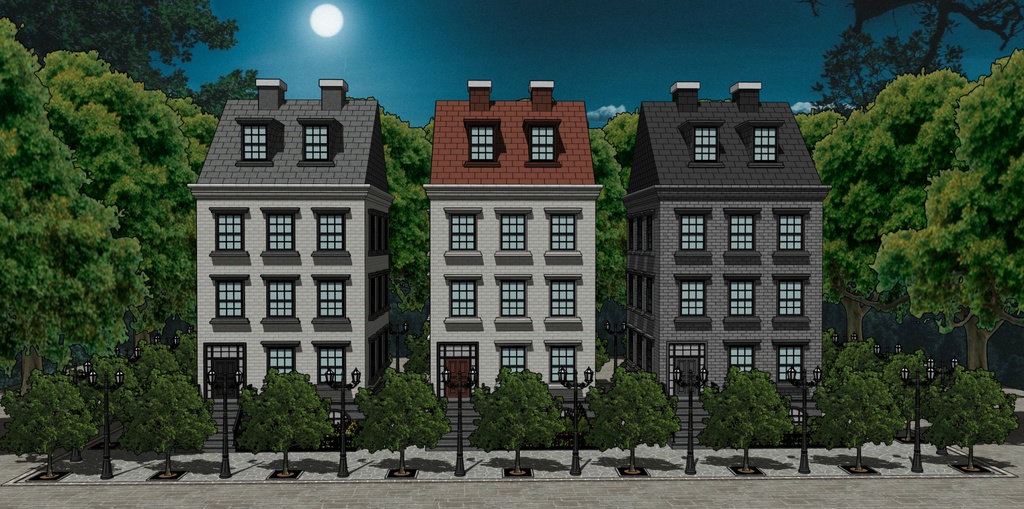 平民の家建物外観4種