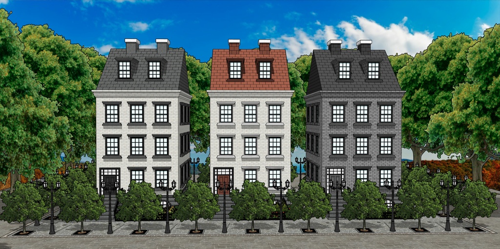 平民の家建物外観4種