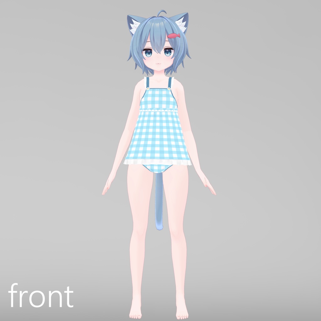 【無料・こまど3アバター対応】ワンピース水着【女の子・子供服】