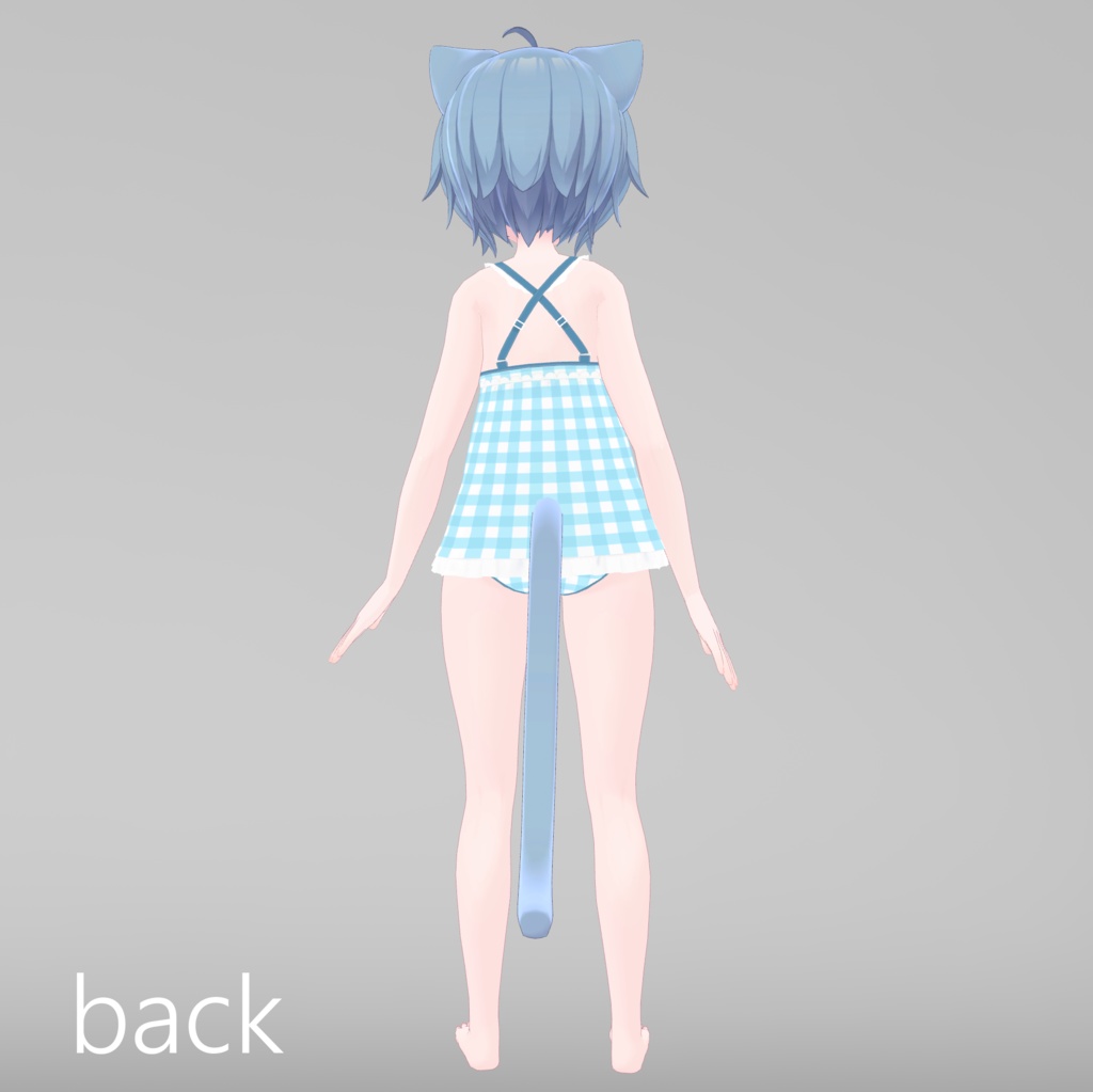 【無料・こまど3アバター対応】ワンピース水着【女の子・子供服】