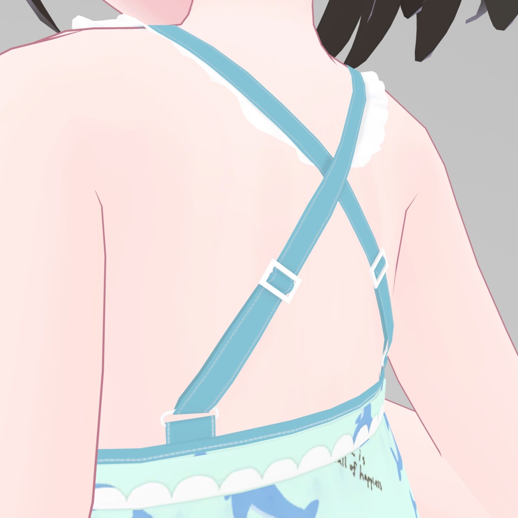 【無料・こまど3アバター対応】ワンピース水着【女の子・子供服】