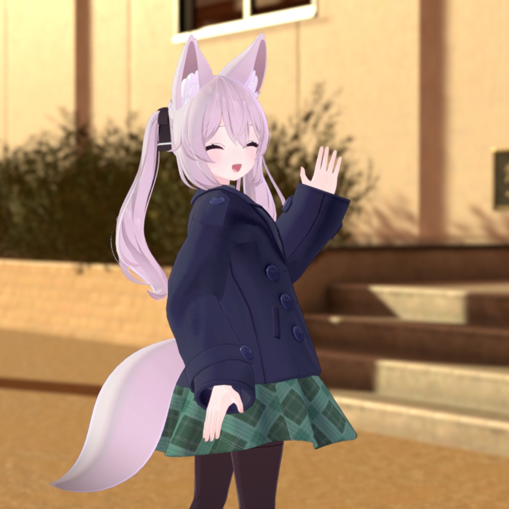 【無料・シフォン、カリン、ラスク対応】ピーコート、タートルネックプルオーバー、サーキュラースカート【女の子・子供服】