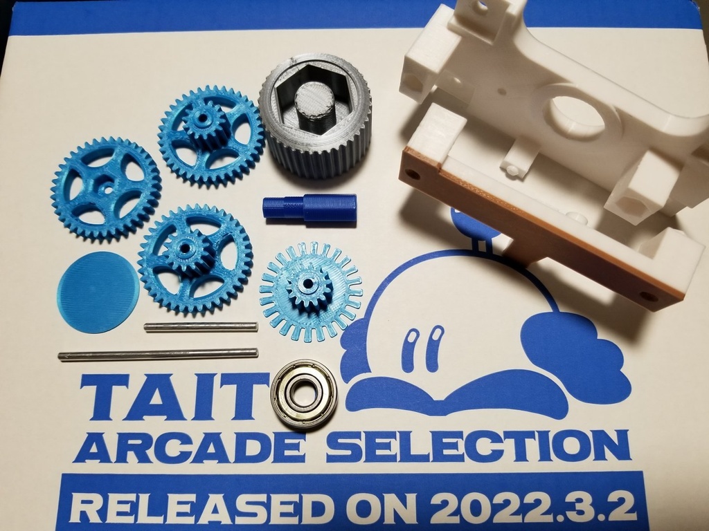 パドルコントローラ(自作品3Dプリンタ製)