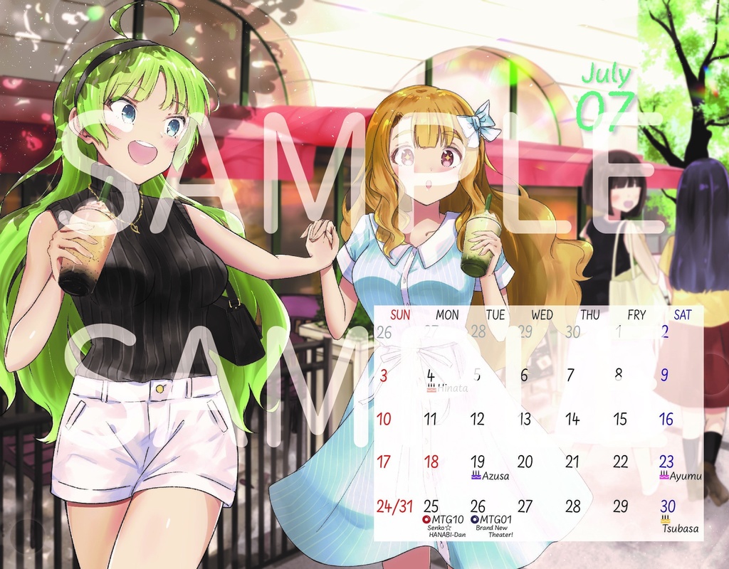 MILLION THE@TER GENERATION's UNITS CALENDAR