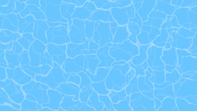 【動画素材】真上から見た水面のアニメーション背景素材 [Stock Video] Animation of Water Surface with Caustics from Above, Loop Background